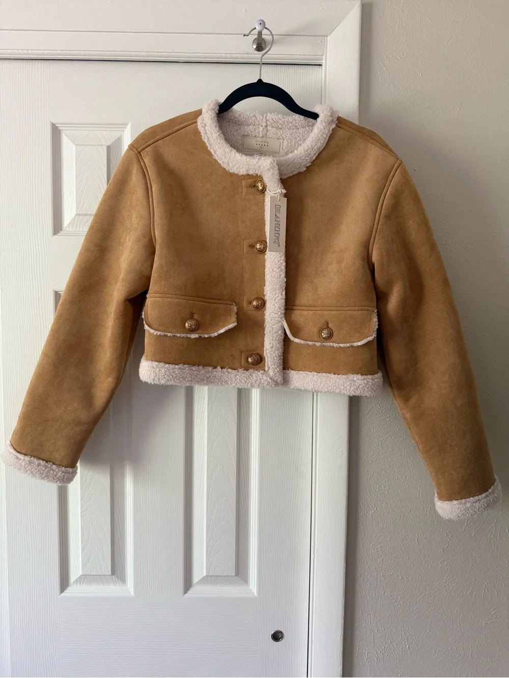 BLANKNYC Ahead of Curve Faux Suede Jacket size Medium